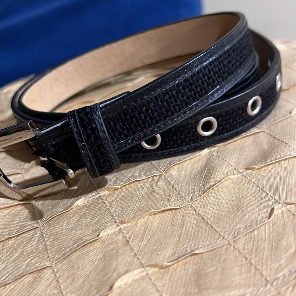 Via Spiga belt leather lined , size small
